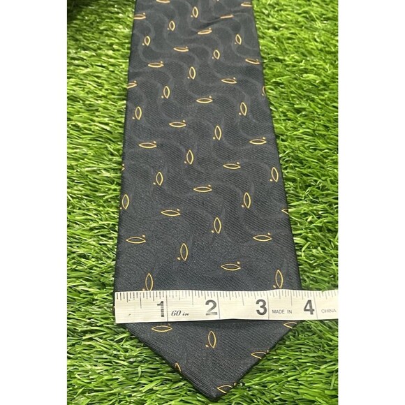 ERMENEGILDO ZEGNA Men's 100% Silk Necktie ITALY Luxury Abstract - Picture 9 of 14